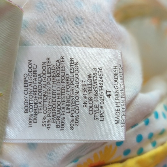 4T Penelope Mack Floral Bow Ruffle Dots Dress Spring Summer Flower Girls - Picture 8 of 15